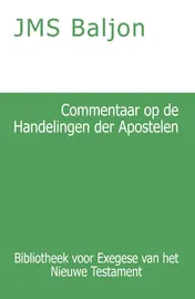 Omslag van Commentaar op de Handelingen der Apostelen