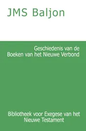 Omslag van Geschiedenis van de Boeken van het Nieuwe Verbond
