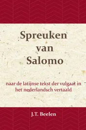 Omslag van De Spreuken van Salomo