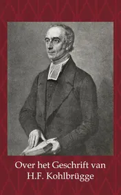 Omslag van Over het geschrift van H.F. Kohlbrügge