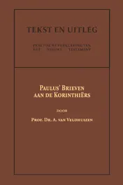 Omslag van Paulus' Brieven aan de Korinthiërs