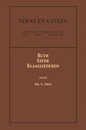 Omslag van Ruth, Ester en Klaagliederen