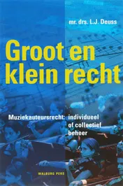 Omslag van Groot en klein recht