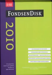 Omslag van FondsenDisk 2010