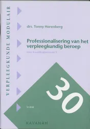 Omslag van Professionalisering van het verpleegkundig beroep