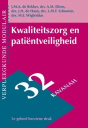 Omslag van Kwaliteitszorg en patiëntveiligheid