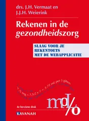 Omslag van Rekenen in de gezondheidszorg
