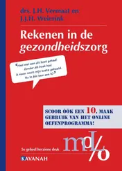 Omslag van Rekenen in de Gezondheidszorg