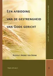 Omslag van Een afbidding van de gestrengheid van Gods gericht