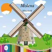 Omslag van Molens kleurboek