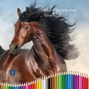 Omslag van Paardenportretten kleurboek