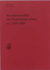 Omslag van Inwoneraantallen van Nederlandse steden ca. 1300-1800
