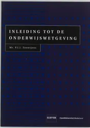 Omslag van Inleiding tot de onderwijswetgeving