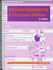 Omslag van Kostenverbijzondering in Exact voor Windows
