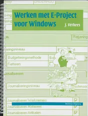 Omslag van Werken met E-project voor Windows