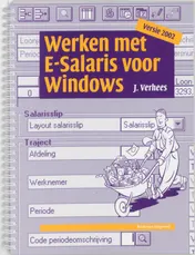 Omslag van Werken met e-salaris voor Windows