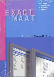 Omslag van Exact op maat Project Swaeff