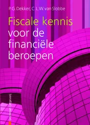 Omslag van Fiscale kennis voor de financiële beroepen