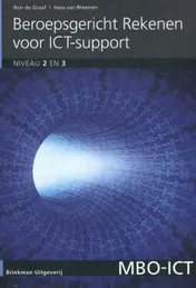 Omslag van Beroepsgericht rekenen voor ICT support