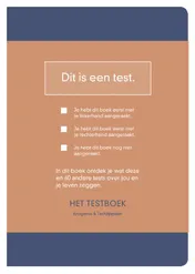 Omslag van Het testboek