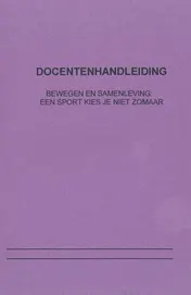 Omslag van BEWEGEN EN SAMENLEVING DOCENTENHANDLEIDING