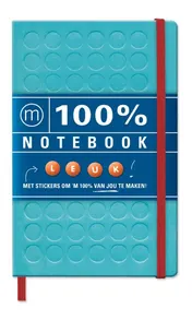 Omslag van 100% Notebook large blue