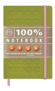 Omslag van 100% Notebook small green