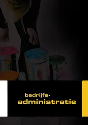 Omslag van Werkschrift Bedrijfsadministratie