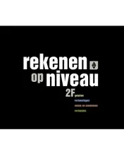 Omslag van Rekenen op niveau 2F