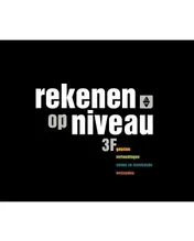 Omslag van Rekenen op niveau 3F