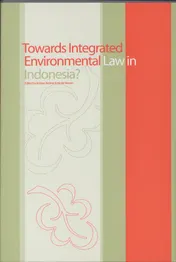 Omslag van Towards integrated environmental law in Indonesia?