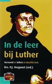 Omslag van In de leer bij Luther