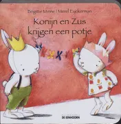 Omslag van Konijn en Zus krijgen een potje