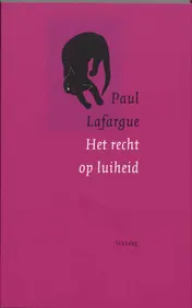 Omslag van Het recht op luiheid