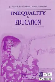 Omslag van Inequality in education