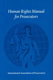 Omslag van Human Rights manual for prosecutors