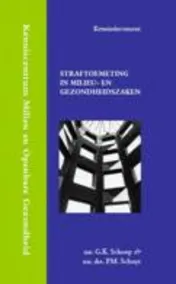 Omslag van Straftoemeting in milieu- en gezondheidszaken
