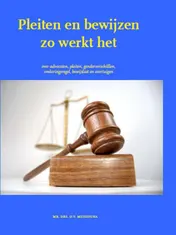 Omslag van Pleiten en bewijzen - zo werkt het