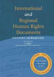 Omslag van International and regional human rights documents