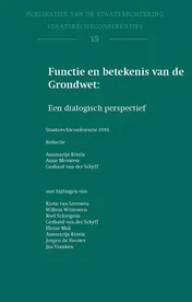 Omslag van Functie en betekenis van de Grondwet
