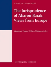 Omslag van The jurisprudence of Aharon Barak