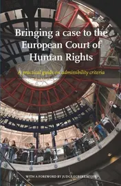 Omslag van Bringing a case to the European Court of Human Rights
