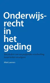 Omslag van Onderwijsrecht in het geding