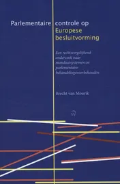 Omslag van Parlementaire controle op Europese besluitvorming