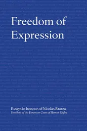 Omslag van Freedom of expression