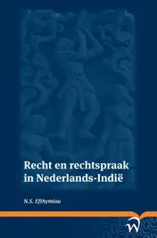 Omslag van Recht en rechtspraak in Nederlands-Indie