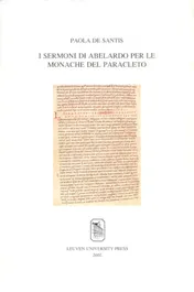 Omslag van I Sermoni di Abelardo per le Monache del Paracleto