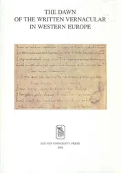 Omslag van The Dawn of the Written Vernacular in Western Europe