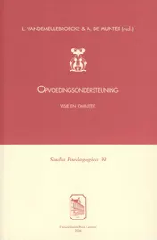 Omslag van OPVOEDINGSONDERSTEUNING