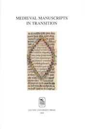 Omslag van Medieval Manuscripts in Transition